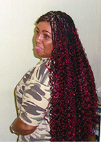 Open Braids bei Rhoda Millner Friseursalon Gelsenkirchen